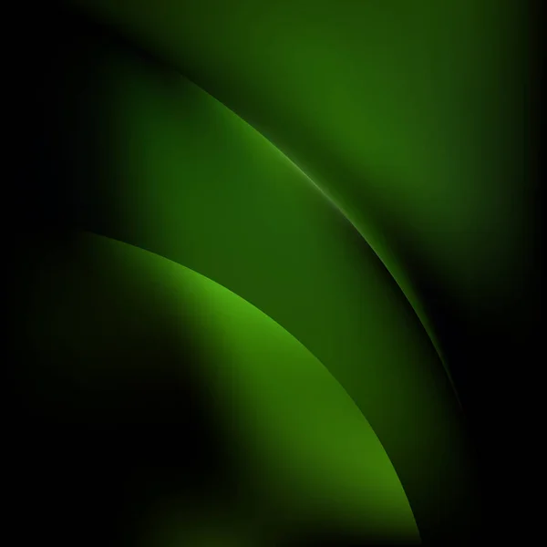 Groen Zwart Abstracte Achtergrond Vector Illustratie — Stockvector