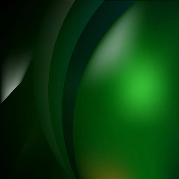 Grüne Und Schwarze Abstrakte Hintergrundvektorillustration — Stockvektor