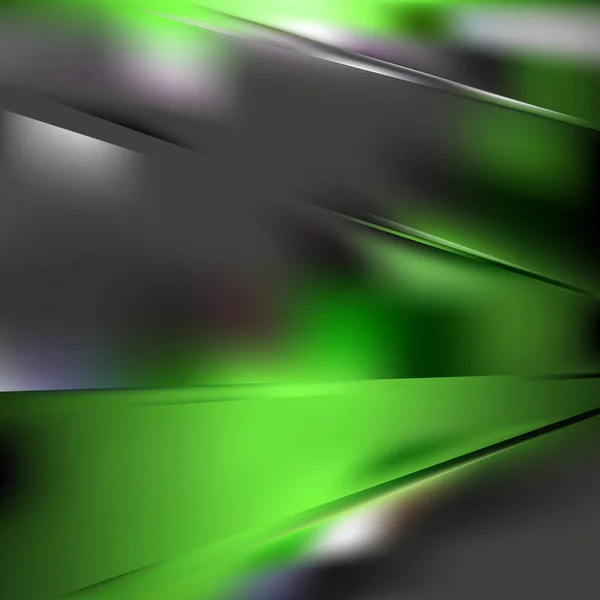 Illustration Vectorielle Fond Abstrait Vert Noir — Image vectorielle