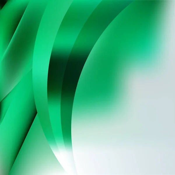 Fundo Vetorial Verde Abstrato — Vetor de Stock