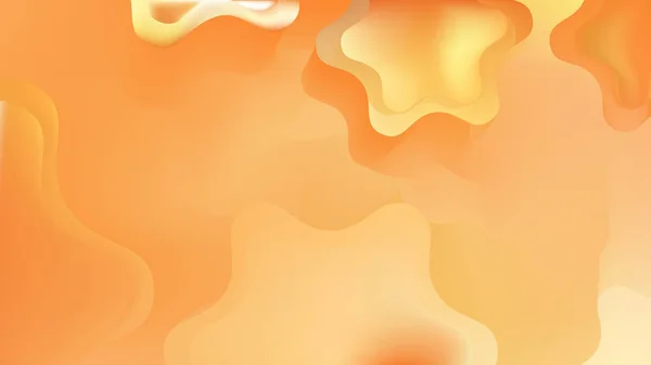 Fondo Plantilla Naranja Abstracta — Vector de stock