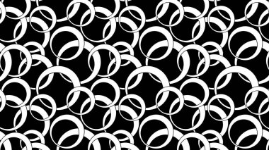 soyut beyaz daire desenli vektör çizimi 