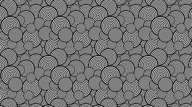 soyut beyaz daire desenli vektör çizimi 