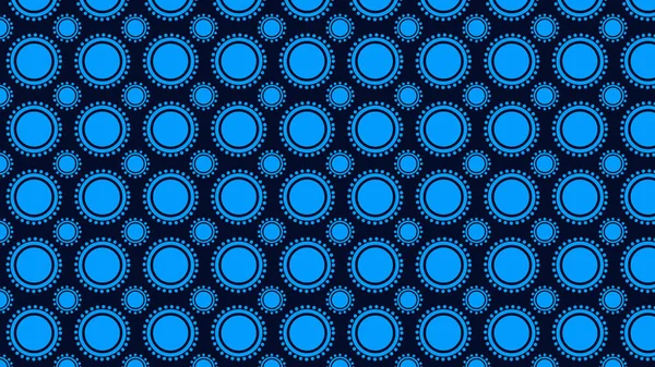 Patrón Círculo Azul Abstracto — Archivo Imágenes Vectoriales