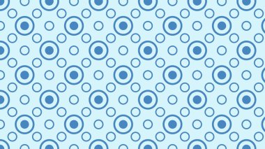 soyut mavi daire modeli