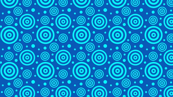 抽象的蓝色圆圈图案 — 图库矢量图片