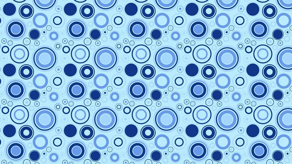 Abstracte Blauwe Cirkel Patroon — Stockvector