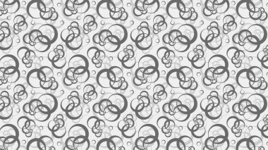 soyut gri daire desenli vektör çizimi