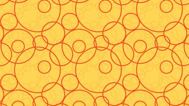 turuncu daire desenli vektör çizimi 