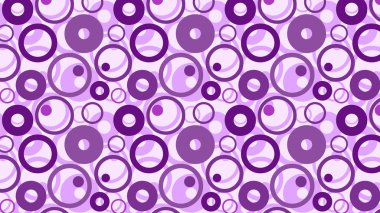 soyut mor daire desenli vektör çizimi 