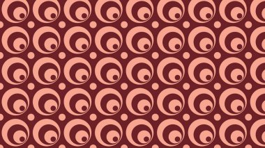 soyut kırmızı daire desenli vektör çizimi 