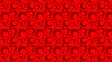 soyut kırmızı daire desenli vektör çizimi 