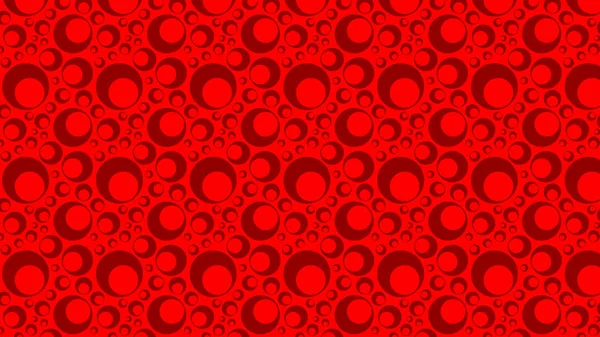 Abstrakt Röd Cirkel Mönster Vektor Illustration — Stock vektor