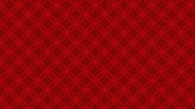 soyut kırmızı daire desenli vektör çizimi 