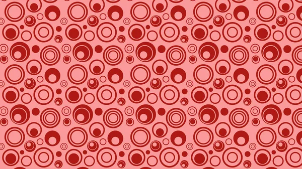 抽象的な赤い円のパターンベクトル図 — ストックベクタ