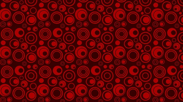 Абстрактная Векторная Иллюстрация Красных Кругов — стоковый вектор