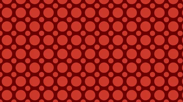 Абстрактная Векторная Иллюстрация Красных Кругов — стоковый вектор