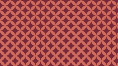 soyut kırmızı daire desenli vektör çizimi 