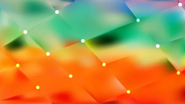 Colorido Bokeh Luces Vector Ilustración — Vector de stock