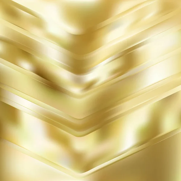 Abstracte Gouden Achtergrond Vectorillustratie — Stockvector