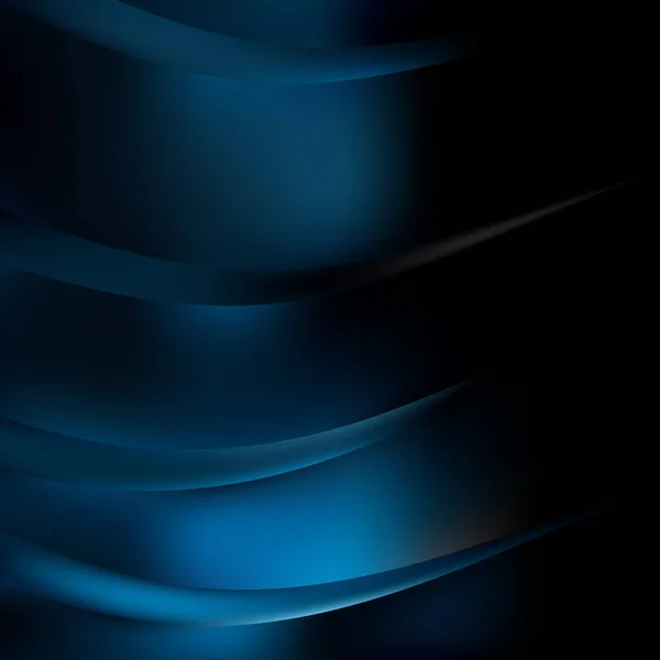 Fondo Negro Azul Abstracto — Vector de stock