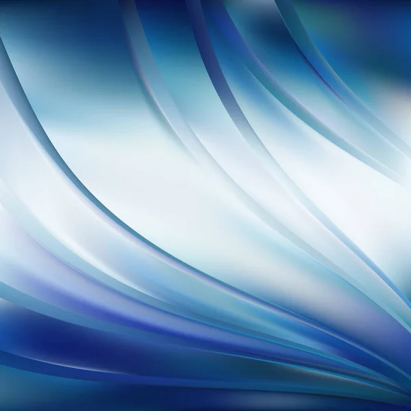 Abstrait Fond Bleu Blanc — Image vectorielle