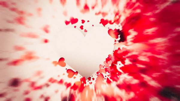 Blurred Valentines Day Background — Stock Photo, Image