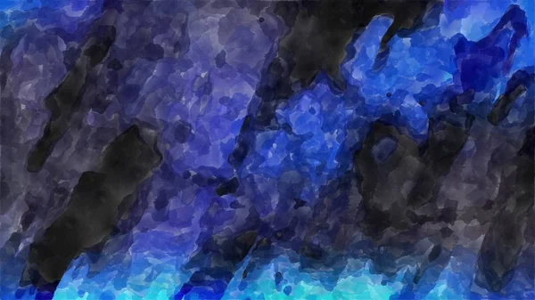 Glänzende Abstrakte Schwarze Und Blaue Hintergrund — Stockfoto