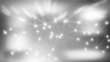 Noktaları ve çizgileri birleştiren soyut arkaplan