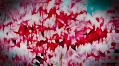 Renkli Soyut Özgeçmiş. Güzel zarif illüstrasyon, grafik sanat tasarımı 