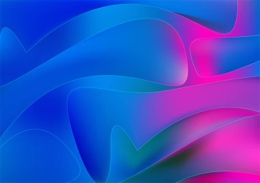 Renkli Soyut Özgeçmiş. Güzel zarif illüstrasyon, grafik sanat tasarımı 