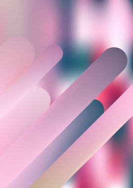 Renkli Soyut Özgeçmiş. Güzel zarif illüstrasyon, grafik sanat tasarımı 