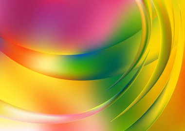 Renkli Soyut Özgeçmiş. Güzel zarif illüstrasyon, grafik sanat tasarımı 