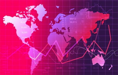 Renkli Soyut Özgeçmiş. Güzel zarif illüstrasyon, grafik sanat tasarımı 