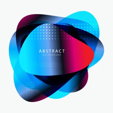 Renkli Soyut Özgeçmiş. Güzel zarif illüstrasyon, grafik sanat tasarımı 