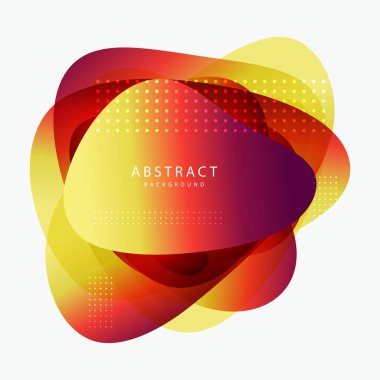 Renkli Soyut Özgeçmiş. Güzel zarif illüstrasyon, grafik sanat tasarımı 