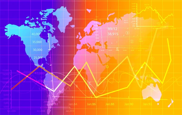 Renkli Soyut Özgeçmiş. Güzel zarif illüstrasyon, grafik sanat tasarımı 