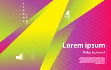 Renkli Soyut Özgeçmiş. Güzel zarif illüstrasyon, grafik sanat tasarımı 