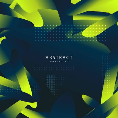 Renkli Soyut Özgeçmiş. Güzel zarif illüstrasyon, grafik sanat tasarımı 