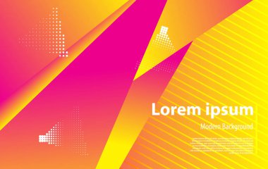 Renkli Soyut Özgeçmiş. Güzel zarif illüstrasyon, grafik sanat tasarımı 