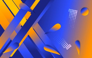 Renkli Soyut Özgeçmiş. Güzel zarif illüstrasyon, grafik sanat tasarımı 