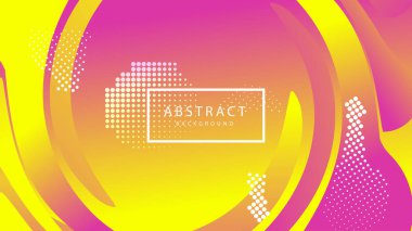 Renkli Soyut Özgeçmiş. Güzel zarif illüstrasyon, grafik sanat tasarımı 