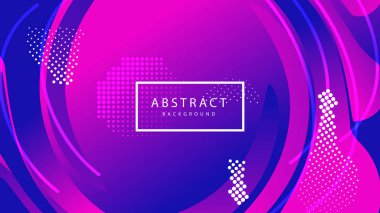 Renkli Soyut Özgeçmiş. Güzel zarif illüstrasyon, grafik sanat tasarımı 