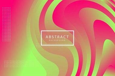 Renkli Soyut Özgeçmiş. Güzel zarif illüstrasyon, grafik sanat tasarımı 