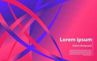 Renkli Soyut Özgeçmiş. Güzel zarif illüstrasyon, grafik sanat tasarımı 