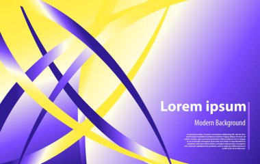 Renkli Soyut Özgeçmiş. Güzel zarif illüstrasyon, grafik sanat tasarımı 