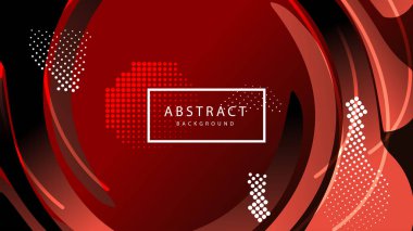 Renkli Soyut Özgeçmiş. Güzel zarif illüstrasyon, grafik sanat tasarımı 