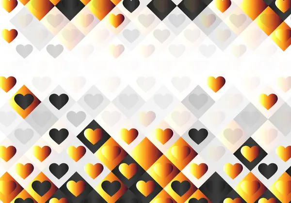Illustration Vectorielle Colorée Fond Saint Valentin — Image vectorielle