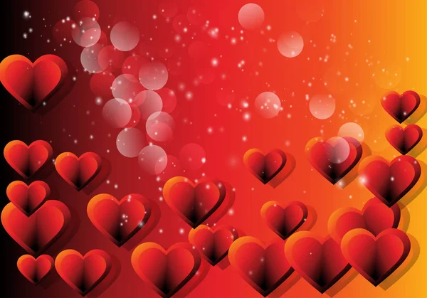 Illustration Vectorielle Fond Saint Valentin — Image vectorielle