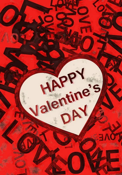 Valentines Day Background Holiday Cncept — Stock Photo, Image